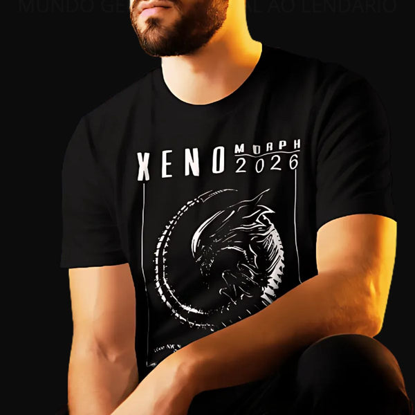 Camiseta Alien Vote Xeno 2026 Coleção Horror Espacial