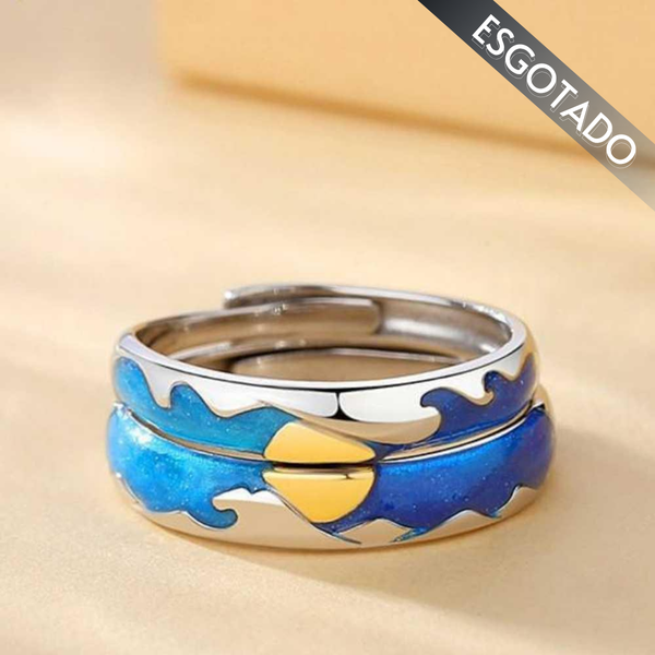 Alianças de Namoro Céu Azul