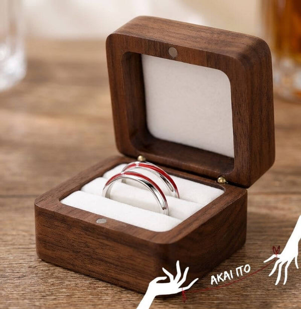 Alianças de Namoro Akai lto Almas Gêmeas Prata 925