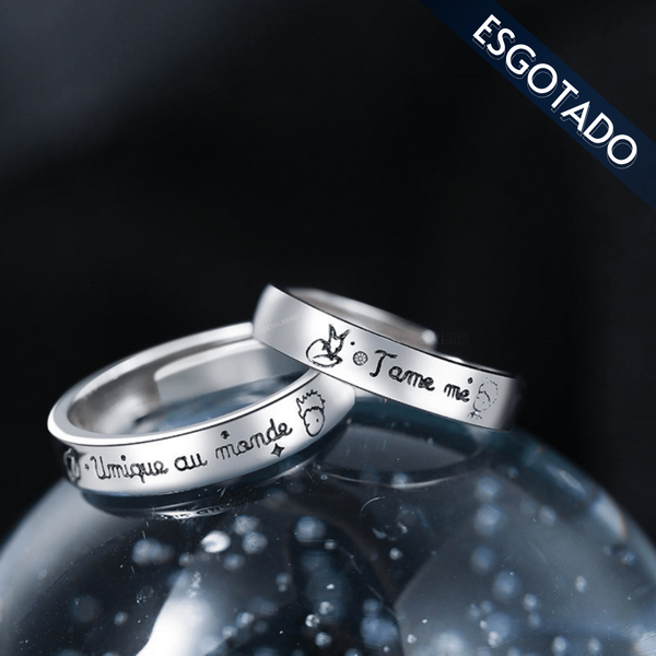 Alianças de Namoro Pequeno Príncipe Cativa-me