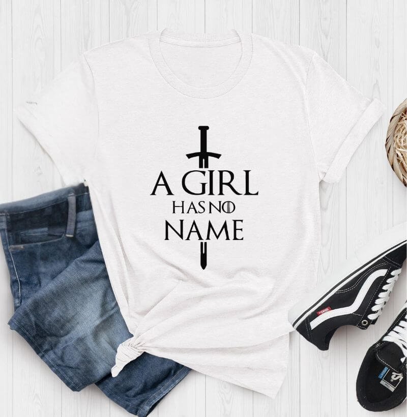 Camiseta Game of Thrones A Girl Has No Name