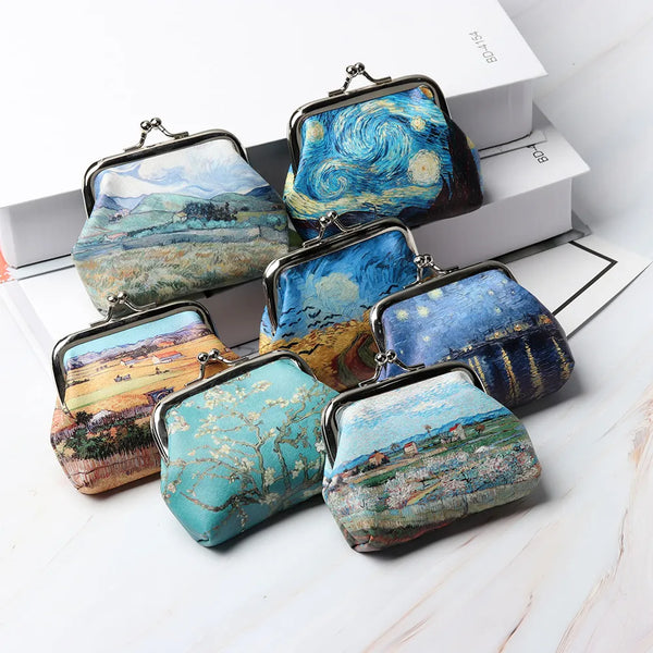 Mini Bolsa Feminina Porta Moedas Vincent Van Gogh