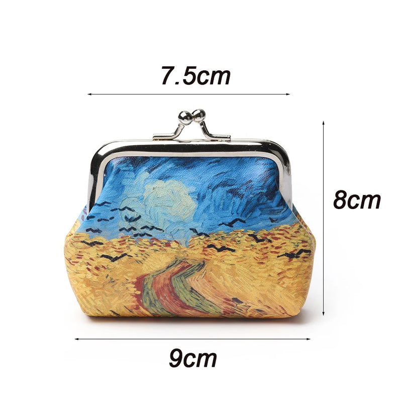 Mini Bolsa Feminina Porta Moedas Vincent Van Gogh
