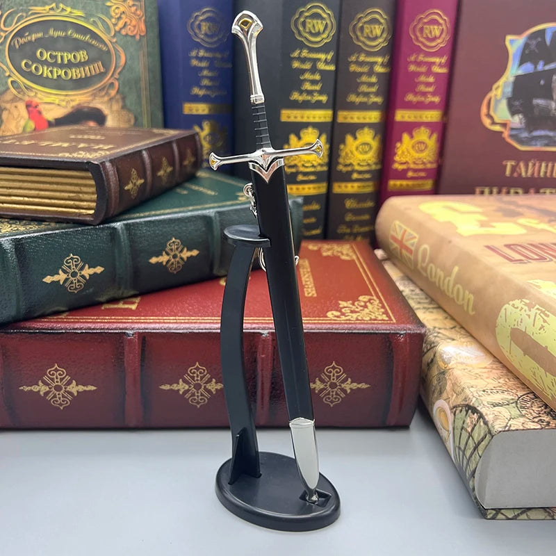 Espada Andúril Aragorn 22cm do Senhor dos Anéis Presente Criativo