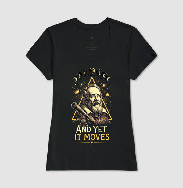 Camiseta Astronomia And Yet It Moves Galileo Galilei