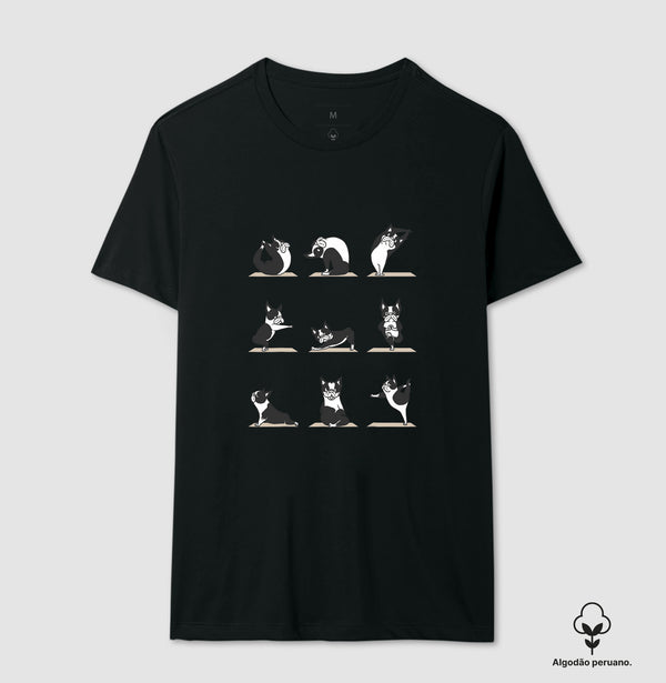 Camiseta Yogi Cão Algodão Peruano