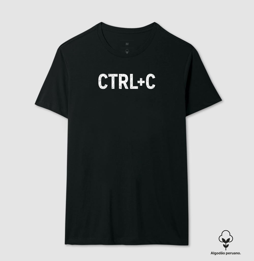 Camiseta Pais CTRL+C Algodão Peruano