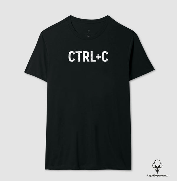 Camiseta Pais CTRL+C Algodão Peruano