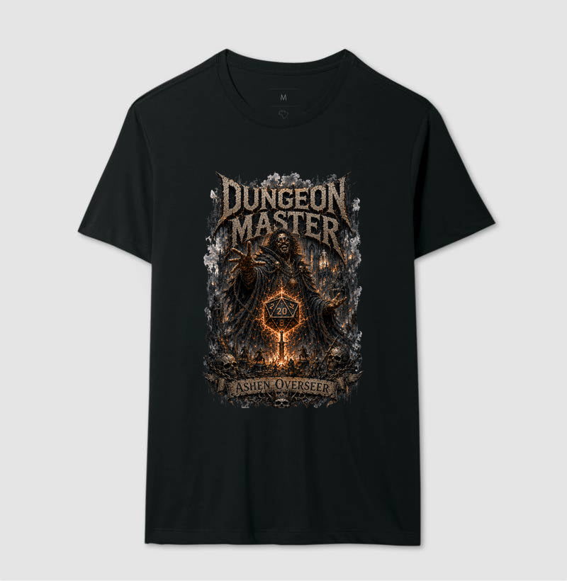 Camiseta RPG Dungeon Master Ashen Overseer