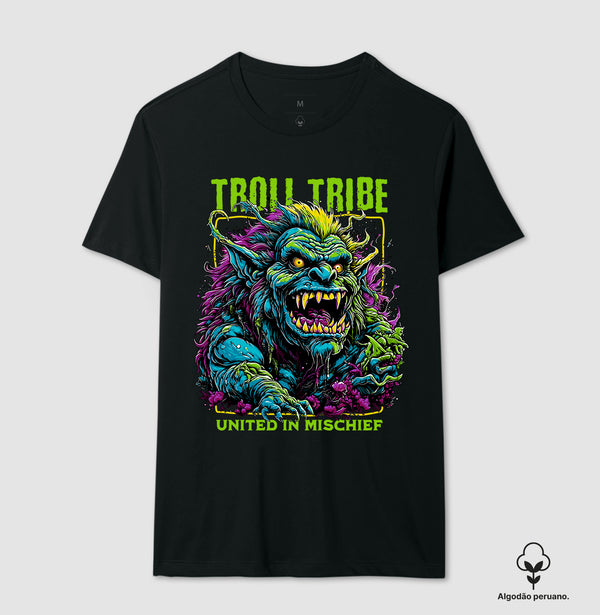 Camiseta Troll Tribe Algodão Peruano