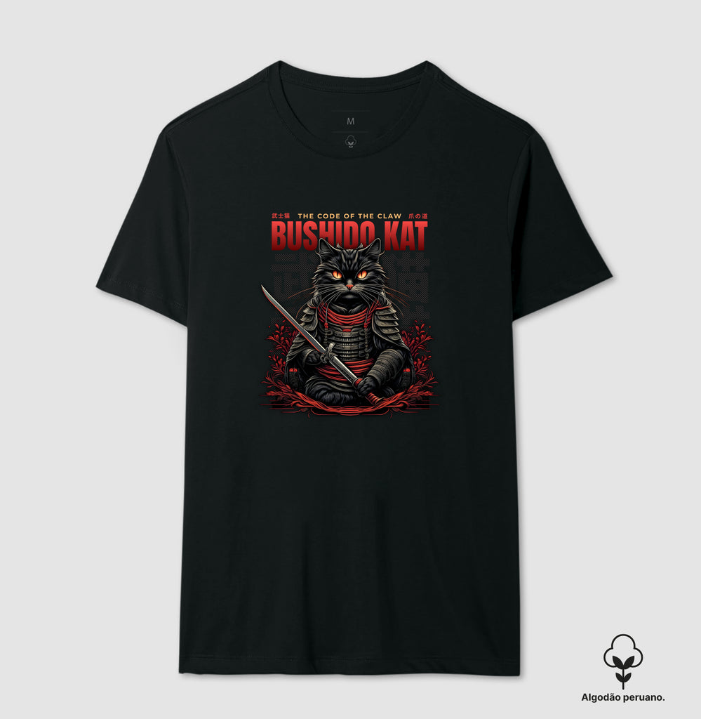 Camiseta Bushido Kat Algodão Peruano