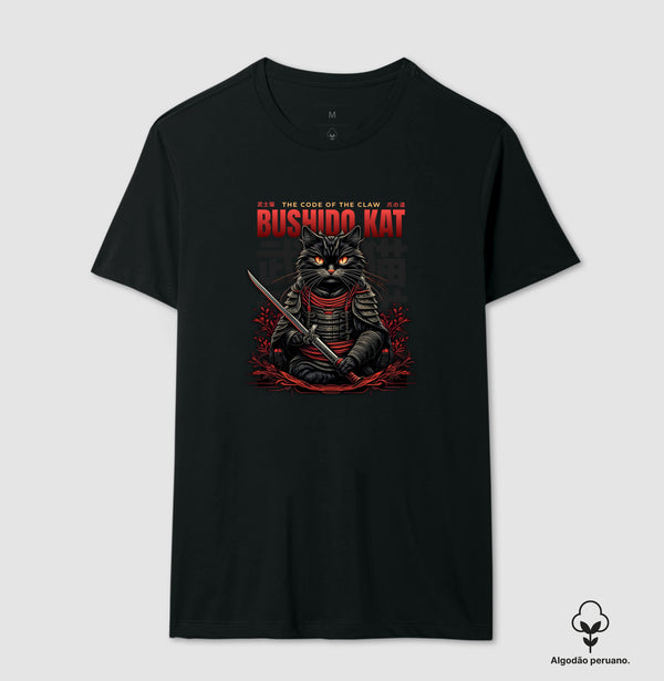 Camiseta Bushido Kat Algodão Peruano