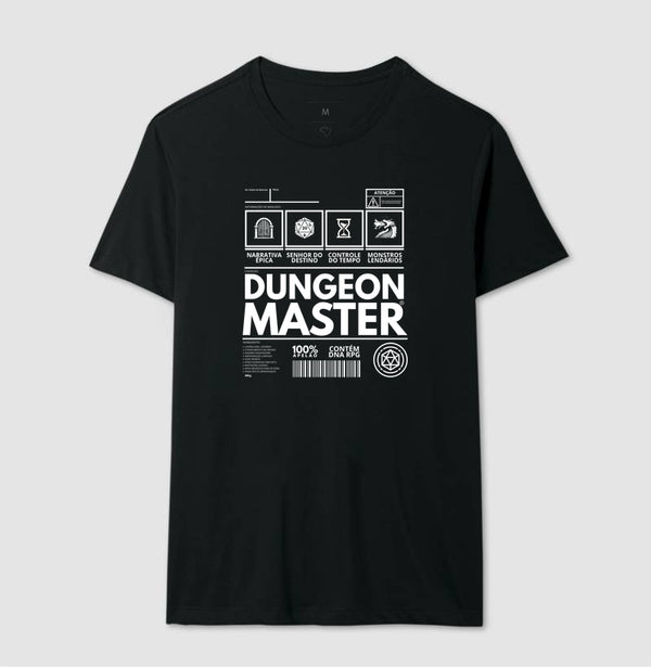 Camiseta RPG Dungeon Master Coleção Rótulos #2