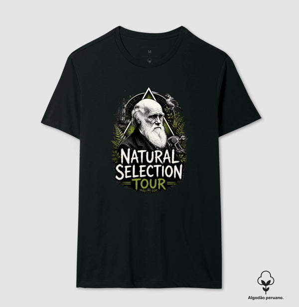 Camiseta Charles Darwin Algodão Peruano