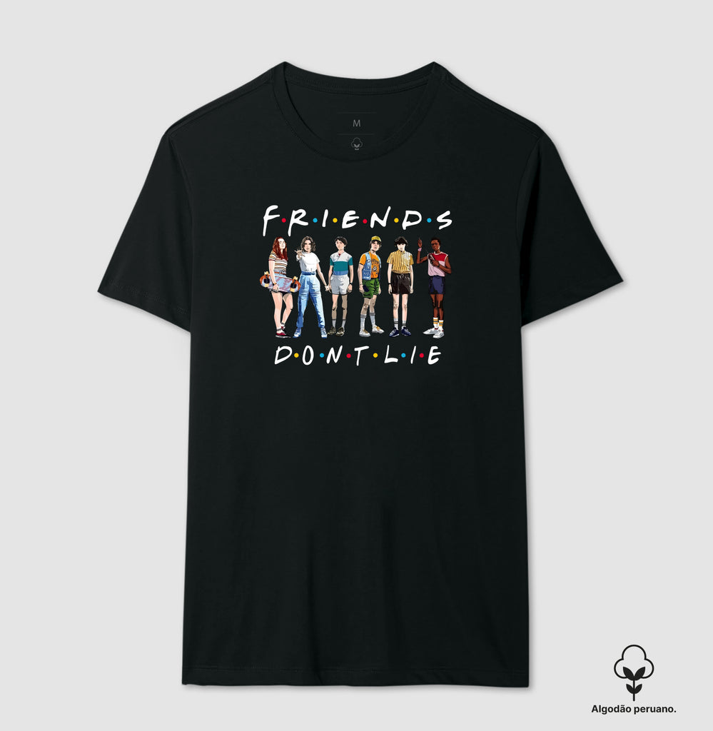 Camiseta Stranger Things Friends Don't Lie Premium