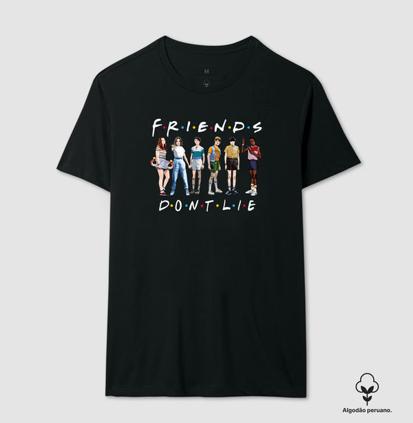 Camiseta Stranger Things Friends Don't Lie Premium