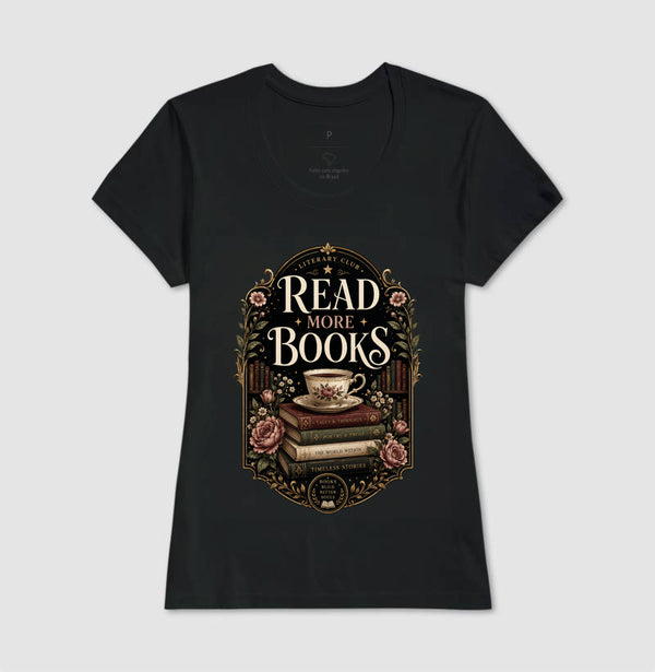 Camiseta Read More Books