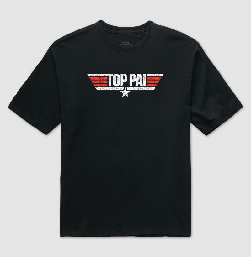 Camiseta TOP PAI Ases do Lar Oversized
