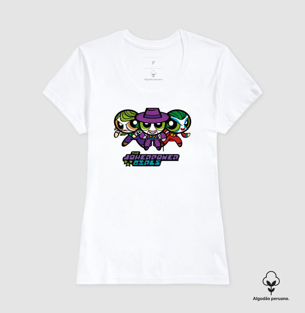 Camiseta The JokerPower Girls Algodão Peruano