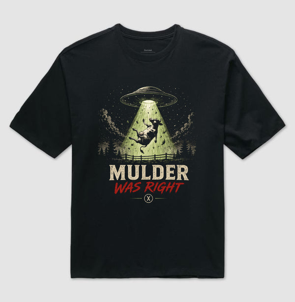 Camiseta X Files Mulder Was Right Oversized