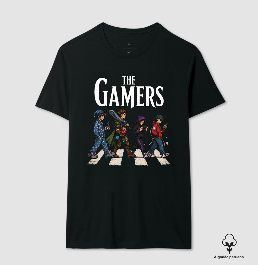 Camiseta The Gamers Algodão Peruano