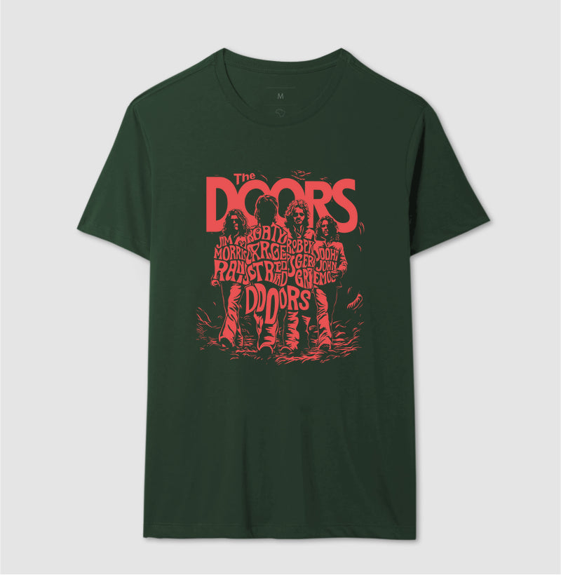 Camiseta The Doors Rock Vintage – Socialnerd GeekWear - Vista seu