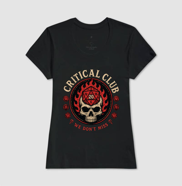 Camiseta RPG Critical Club