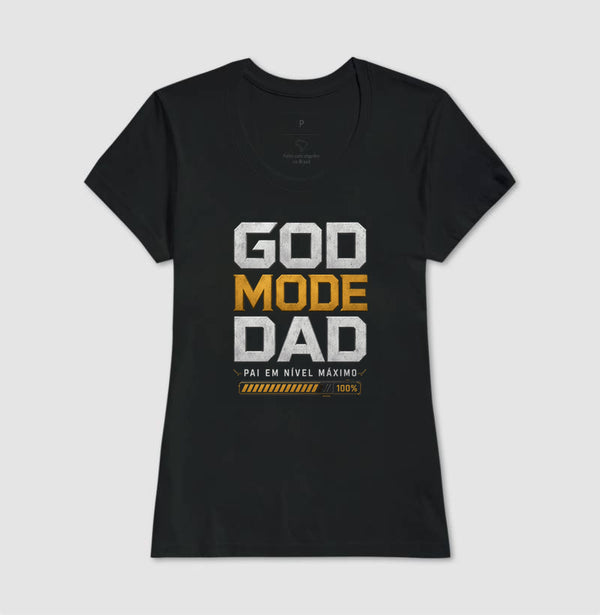Camiseta Pai God Mode Dad