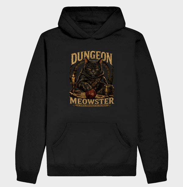 Moletom RPG Dungeon Meowster A Sorte Favorece Os Felinos