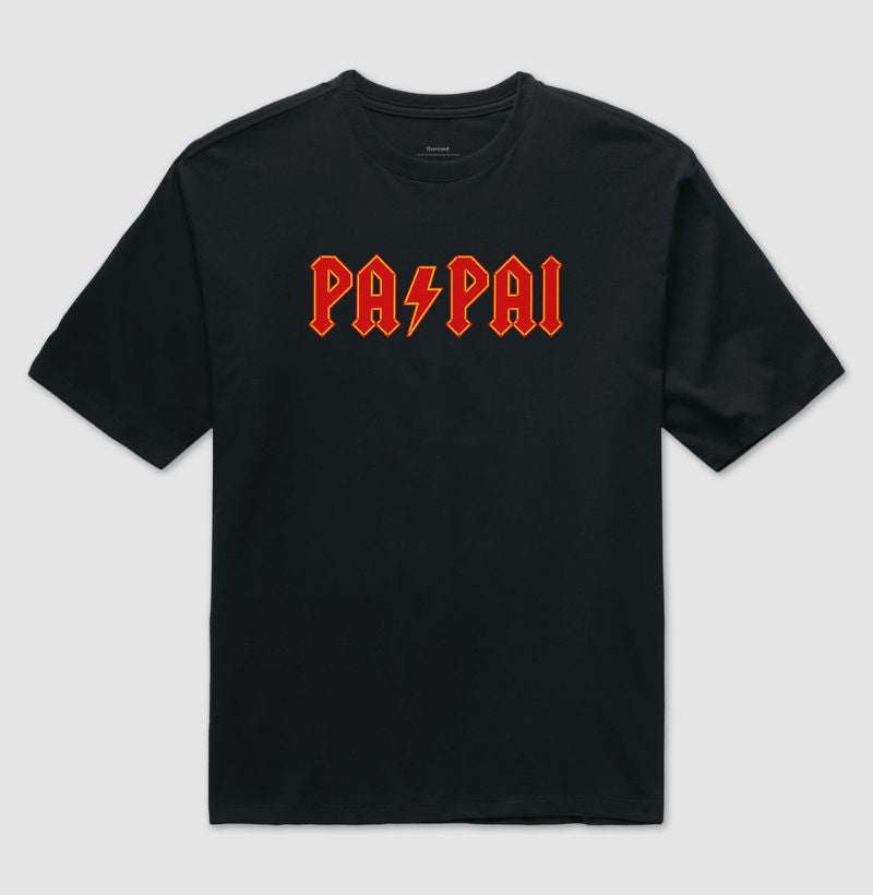 Camiseta PAPAI Rock Classico Oversized