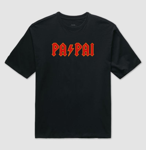 Camiseta PAPAI Rock Classico Oversized