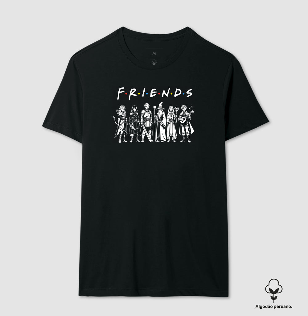 Camiseta RPG FRIENDS Algodão Peruano