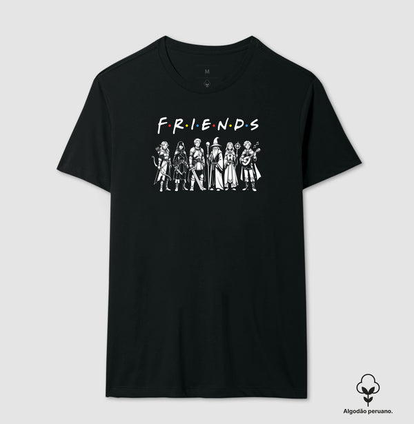 Camiseta RPG FRIENDS Algodão Peruano