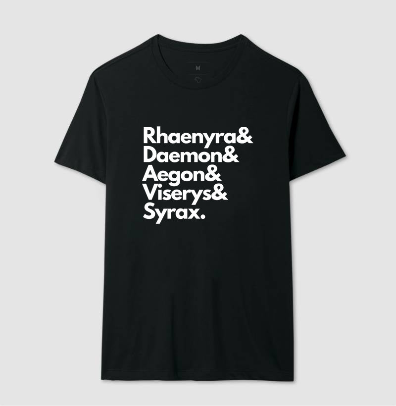 Camiseta Casa do Dragão Game of Thrones 100% Algodão