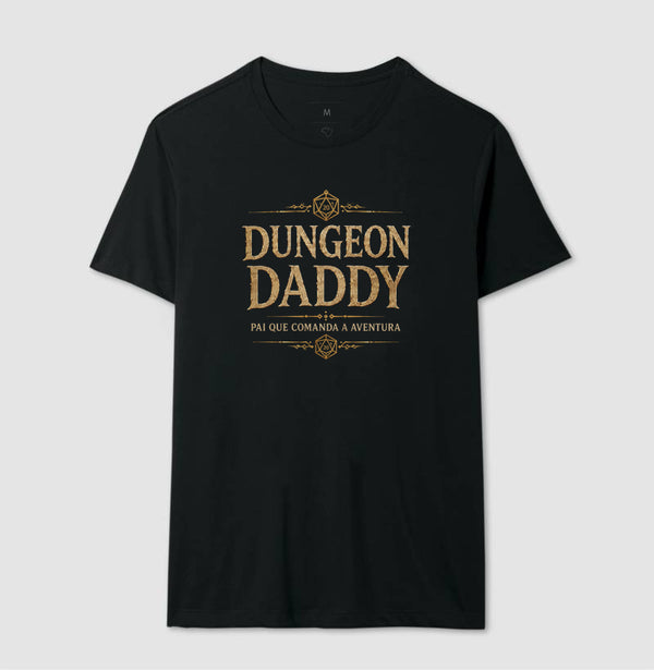 Camiseta RPG Dungeon Daddy Pai Que Comanda