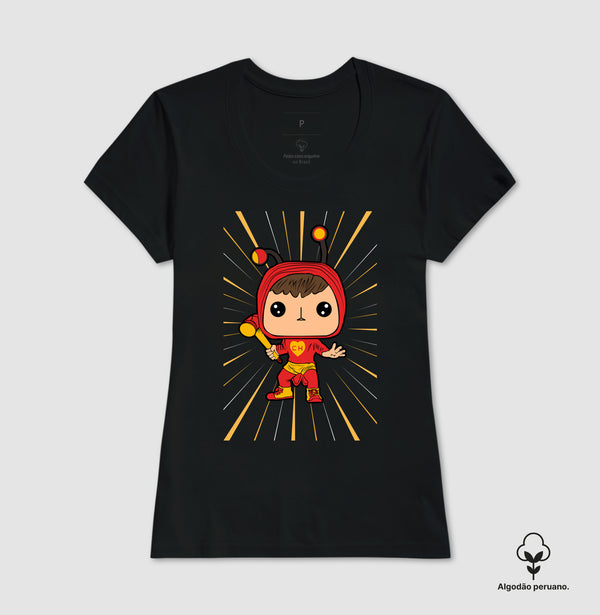 Camiseta Chapolin Colorado Algodão Peruano