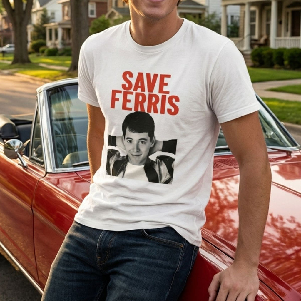 Camiseta Save Ferris Bueller's Day Off 100% Algodão