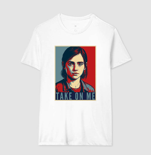 Camiseta The Last of Us Ellie Take on Me 100% Algodão