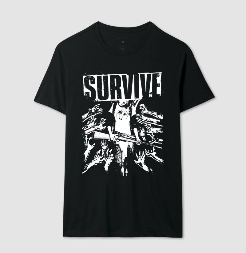 Camiseta The Last of Us Survive 100% Algodão