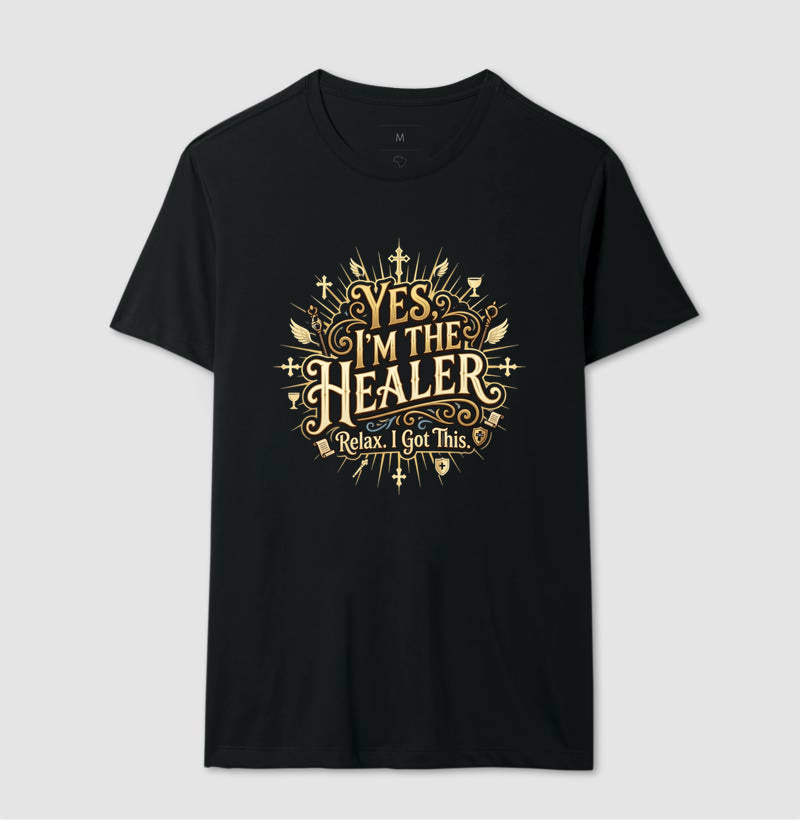 Camiseta RPG Healer Relax I Got This
