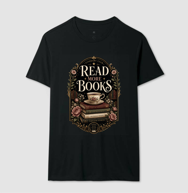 Camiseta Read More Books