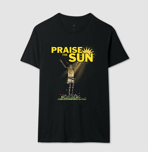 Camiseta Solaire Praise The Sun Dark Souls 100% Algodão