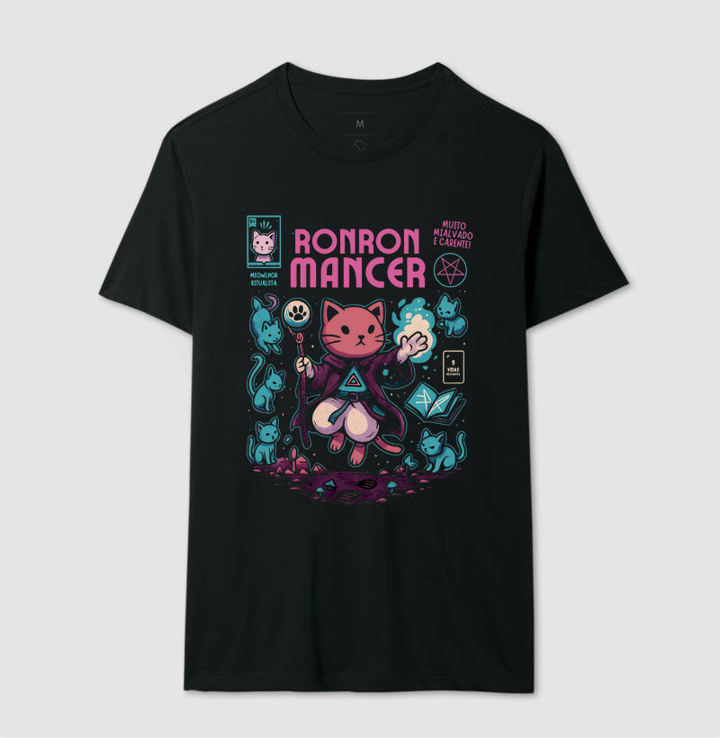 Camiseta RonronMancer Mialvado e Carente 100% Algodão