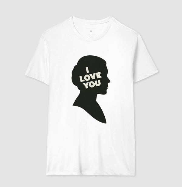 Camiseta Star Wars I Love You 100% Algodão