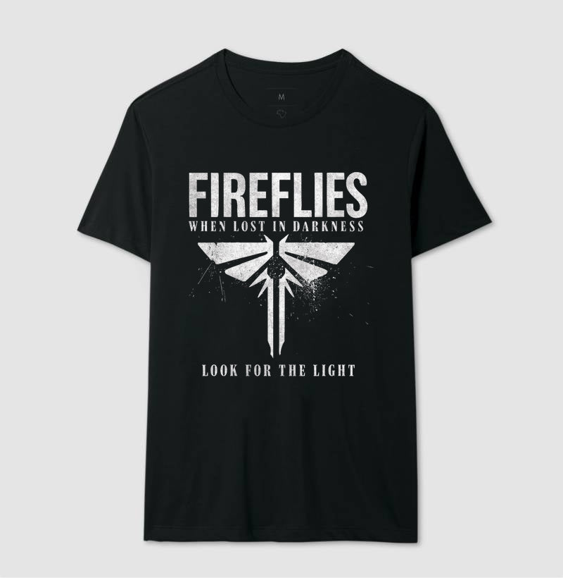 Camiseta The Last of Us Fireflies 100% Algodão