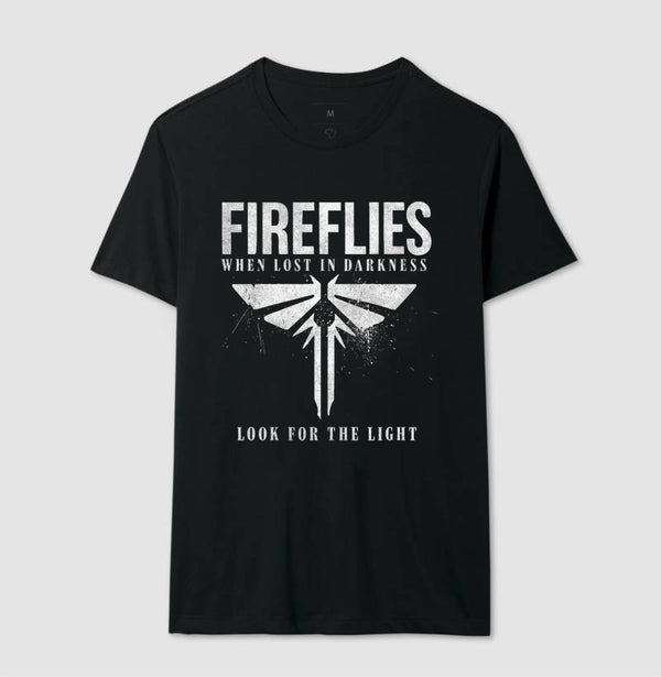 Camiseta The Last of Us Fireflies 100% Algodão