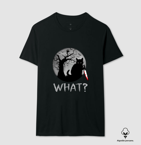 Camiseta Noite Assombrada Algodão Peruano