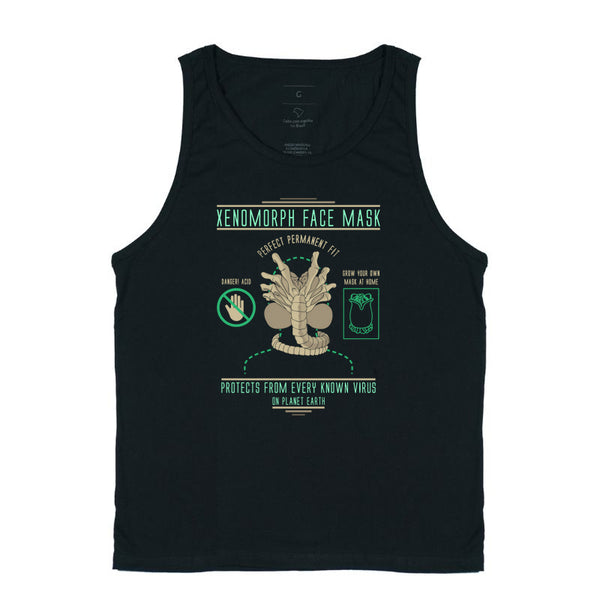 Regata Alien Face Mask Coleção Horror Espacial