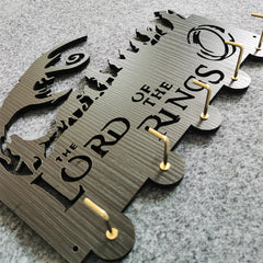 Suporte de Chave Em Madeira O Senhor dos Anéis