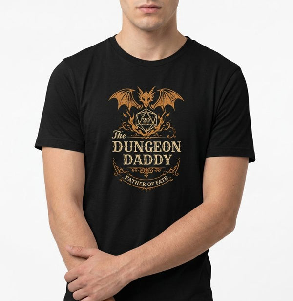 Camiseta RPG Dungeon Daddy Father Of Fate